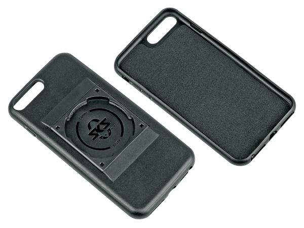Cover Compit schwarz / schwarz / iPhone 8+/7+/6+