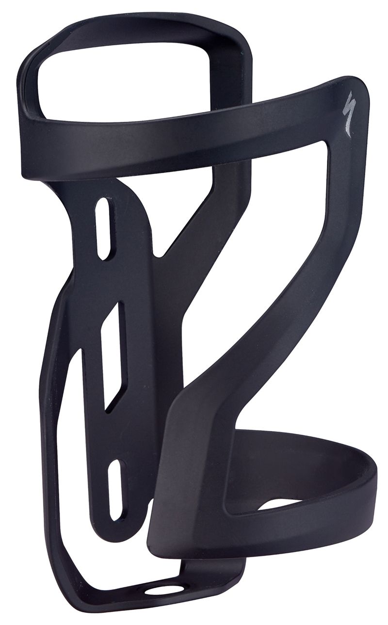 ZEE CAGE II Bidonhalter mit Einschub rechts/links / schwarz / rechts