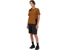 TARN Damen-Merino-Kurzarmshirt / caramel/black / XL