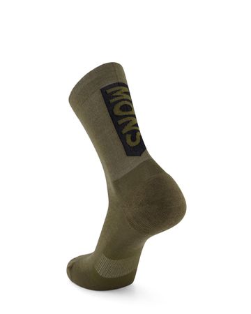ATLAS MERINO CREW Velosocken / dark olive / L=42-44