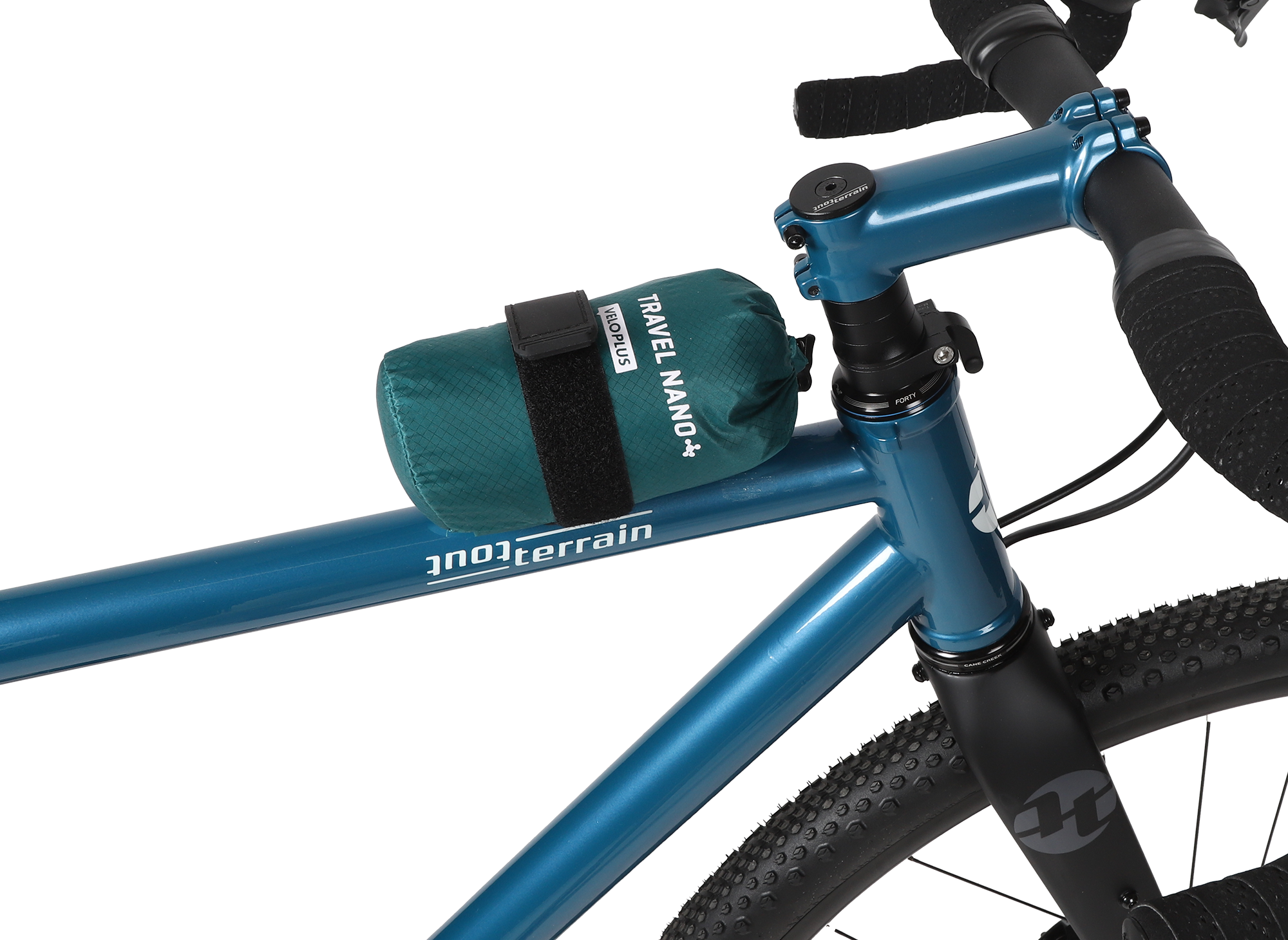 PROMOUNT Zubehörhalterung aus Carbon mit Klettband / schwarz