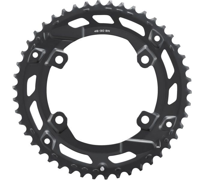 Kettenblatt Cues FC-U6000 Double / schwarz / 46, BN, 110 mm