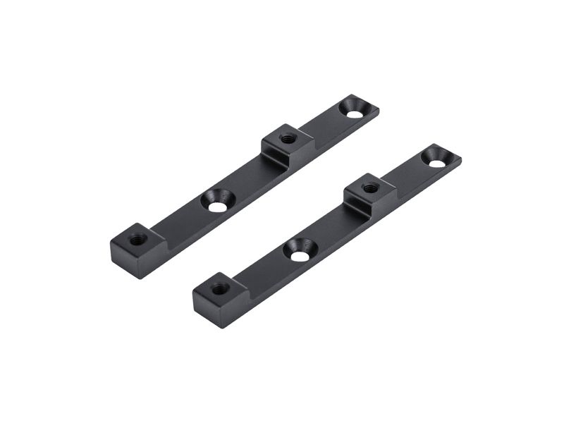 ALT-POSITION Adapter für alternative Bidonhalterbefestigung / schwarz silber