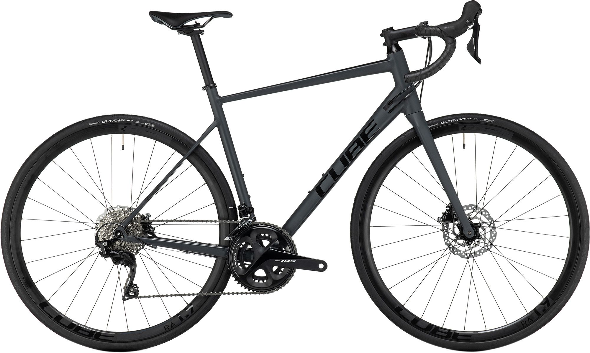 ATTAIN SLX Rennvelo / grey black / 50 CM