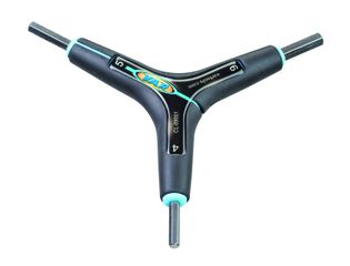 Dreiarminbusschlüssel CL-09001-C 4/5/6 mm schwarz / Schwarz