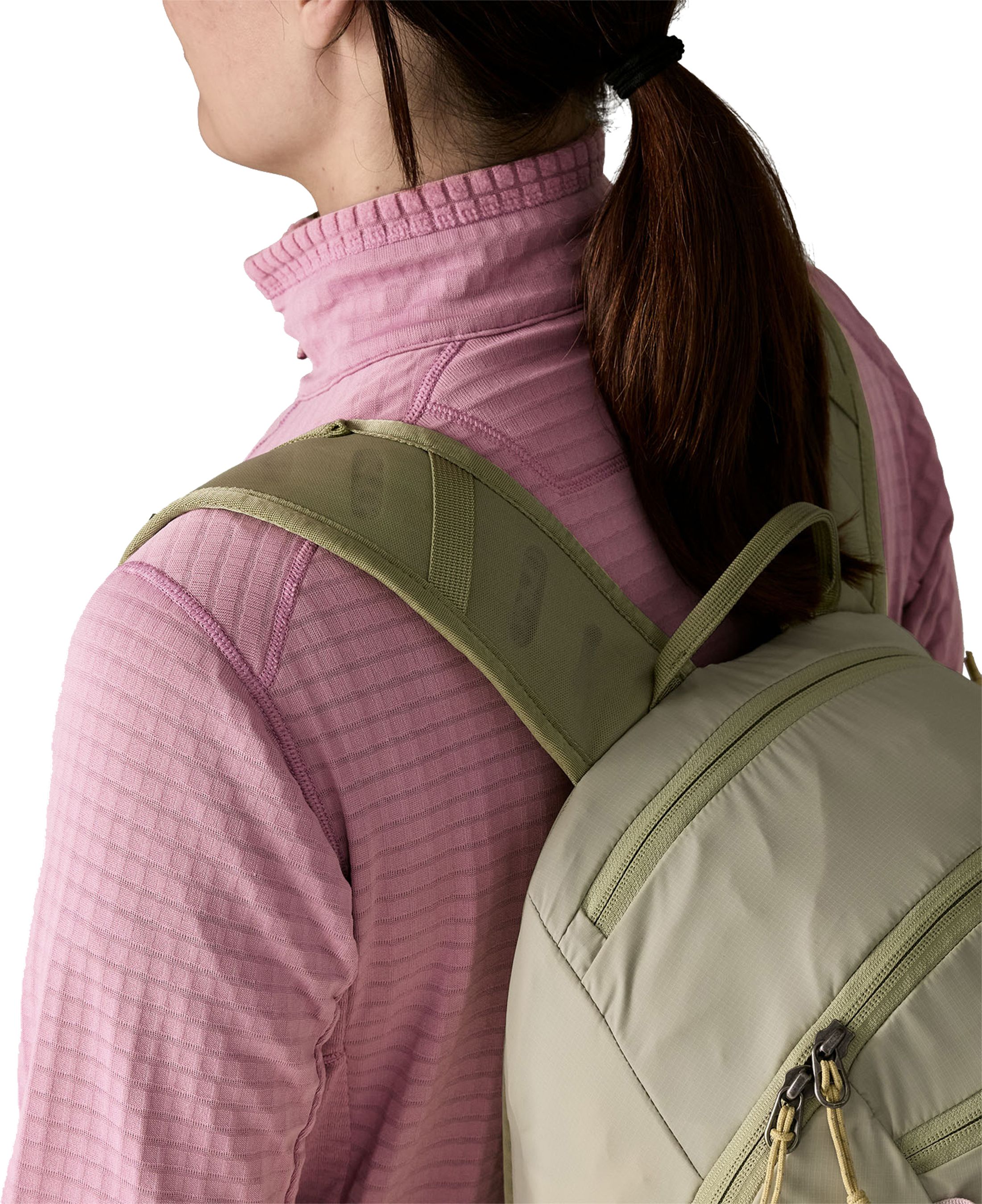 R1 HYBRID Damen-Fleecejacke / light violet / XL