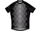 THE ARGYLE Herren-Kurzarmtrikot / black/gray / XL