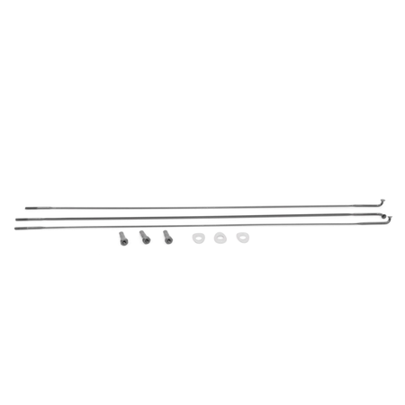 Spoke and Nipple 278mm CX-Ray J-Bend Qty 3 / black