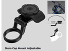 STEM CAP MOUNT Halterung / schwarz / Adjustable, 30mm, +15° bis +55°