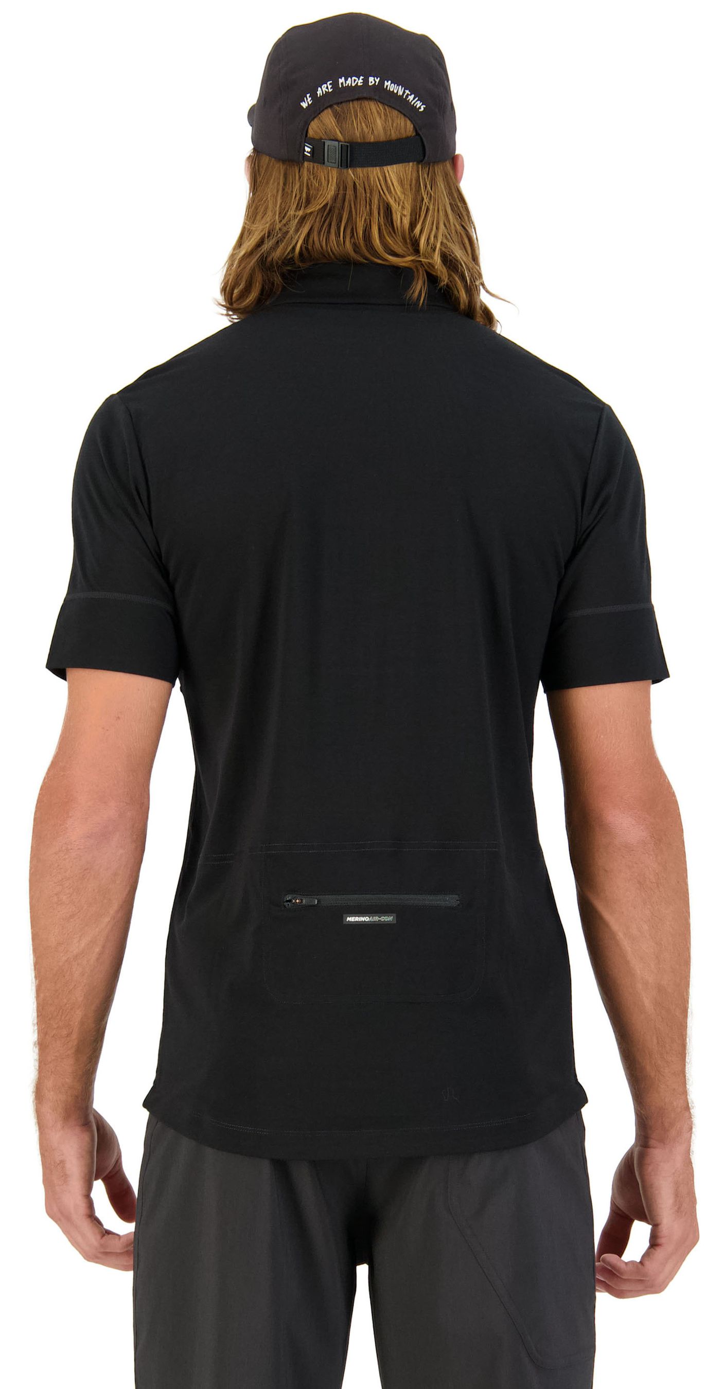 CADENCE Herren-Kurzarmtrikot / black / S