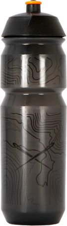 Contour Bottle / schwarz / 20 x 7 x 7 cm, 0.75 l