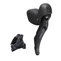 Scheibenbremsen-Set GRX BR-RX410 mit ST-RX600 / schwarz / hinten, Hebel rechts, bremsen, schalten, 11, 170 cm