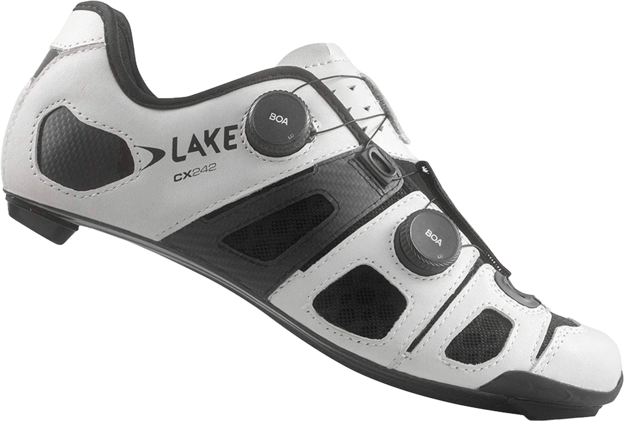 CX242X Rennveloschuhe - breitere Passform / white/black / 42.5