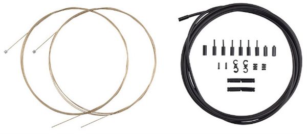 PRO SHIFT Schaltkabelset für Shimano/SRAM / schwarz