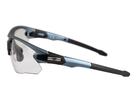 ALPHA PRO HR Sportbrille / matte aluminium navy