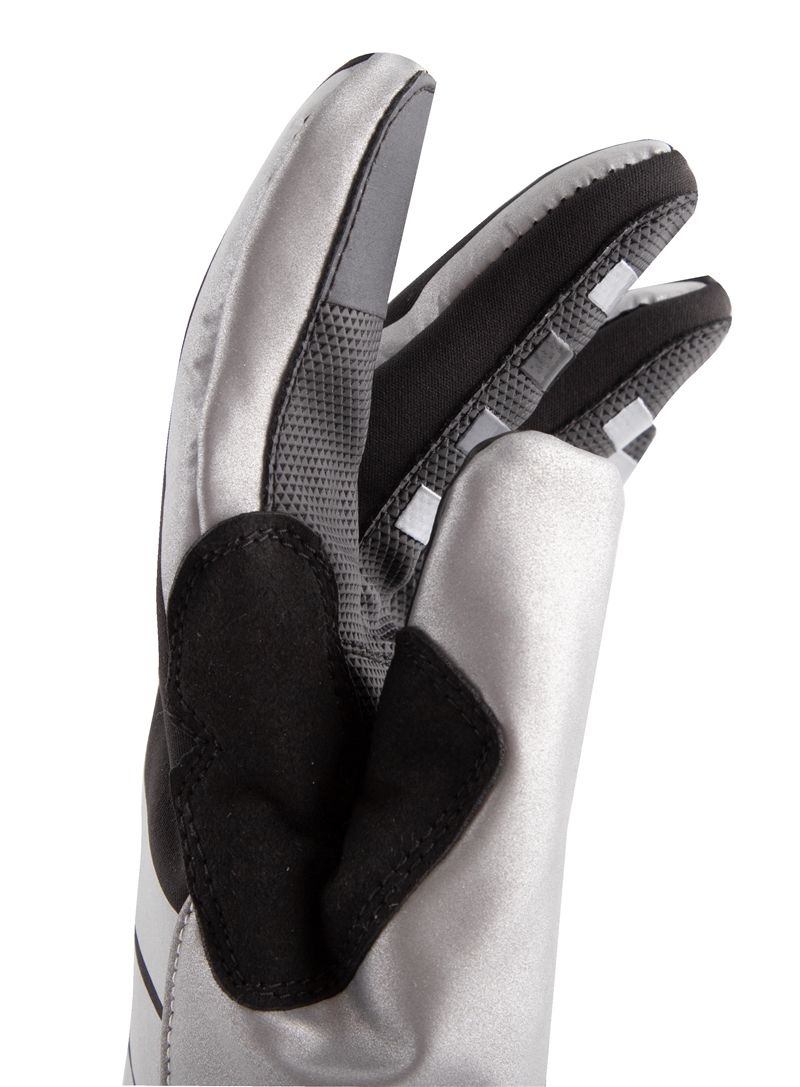 BEAM reflektierende Unisex-Thermo-Handschuhe / schwarz / XS=6