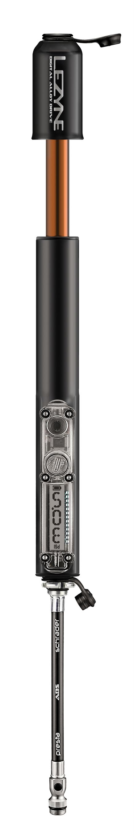 DIGITAL ALLOY DRIVE Minipumpe mit digitalem Manometer / schwarz