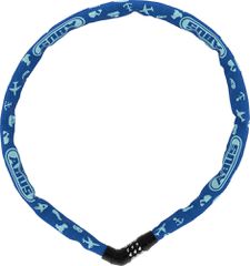 STEEL-O-CHAIN 4804C/75 Symbols Kettenschloss / blue / 75CM