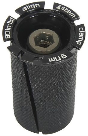 CARBON STEERER TUBE PLUG / schwarz