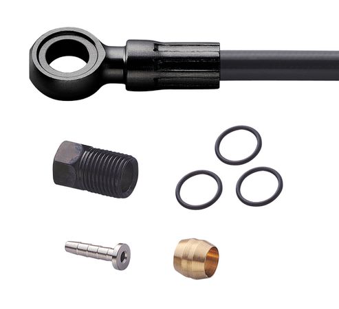 SM-BH90SBM Bremsleitungs-Set, / schwarz / 2000 mm