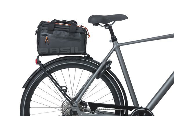 Miles Tarpaulin Gepäckträgertasche 7L / schwarz/orange
