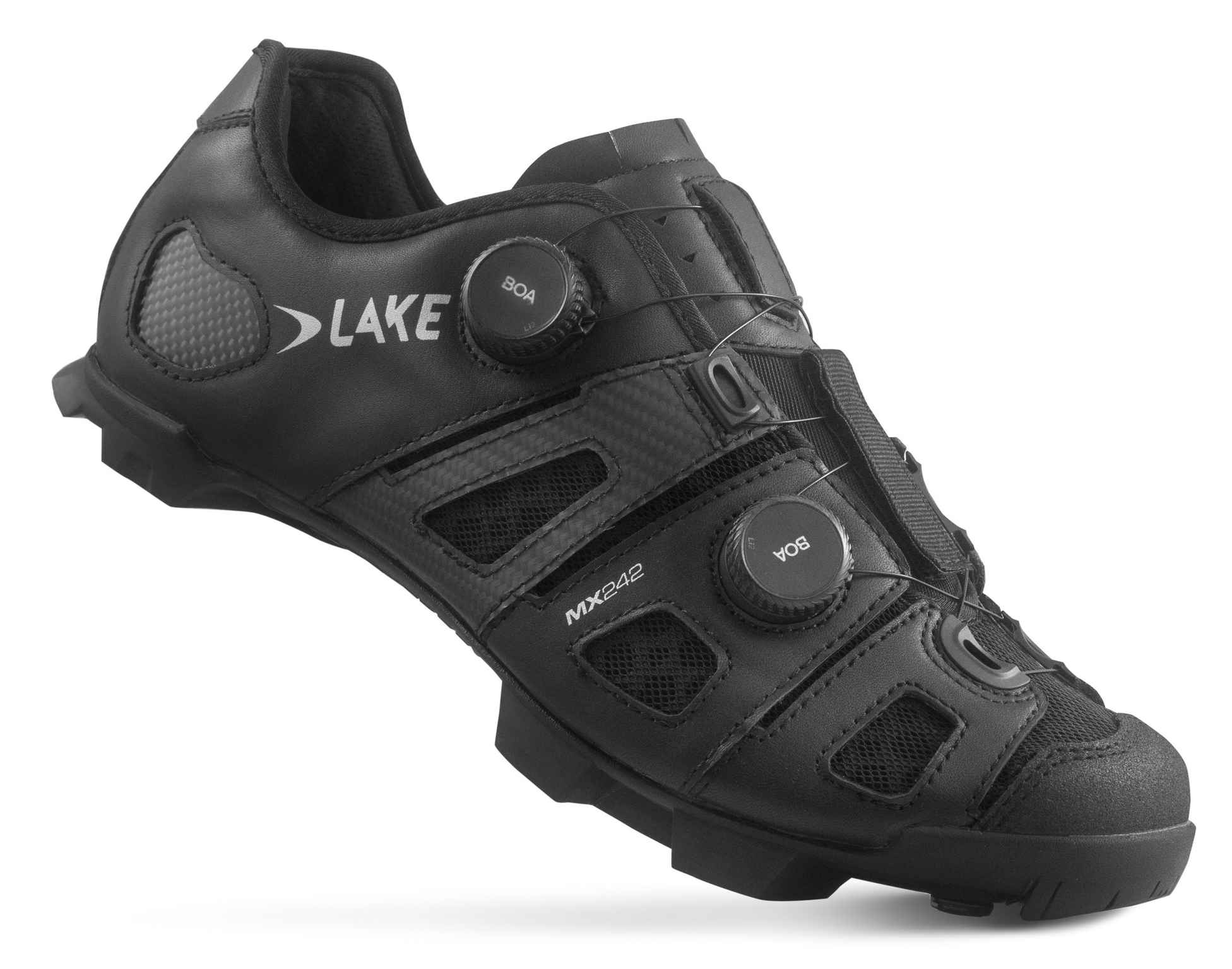 MX242X MTB-Schuhe , BLACK-SILVER - Hauptansicht