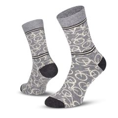 Bicycle Socks / mid grey / 39-42