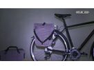 BACK-ROLLER HIGH VISIBILITY Hinterradtasche (Single) / black reflective / 20 L