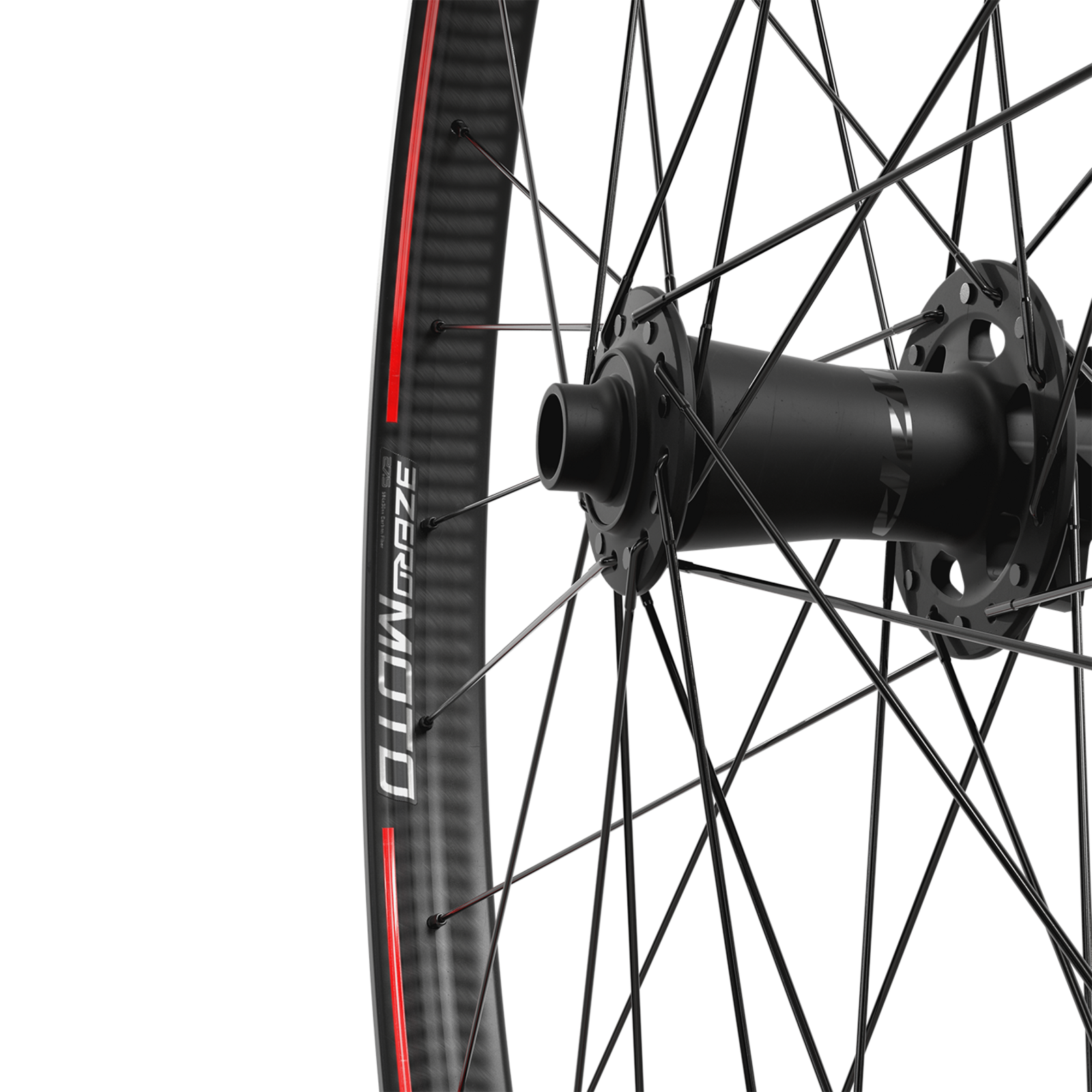 3ZERO MOTO TLR Disc 6-Bolt Front Wheel / black silver/silver / 27