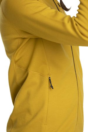 APPROACH Damen-Merino-Kapuzenjacke / turmeric / L