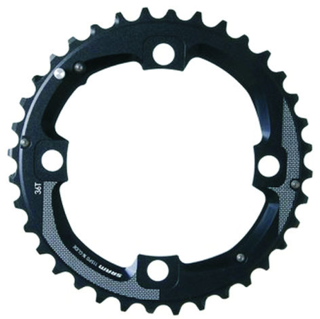 Chainring GX 1000 104 BCD Medium Pin 34T 2x10 / black / 104x34T