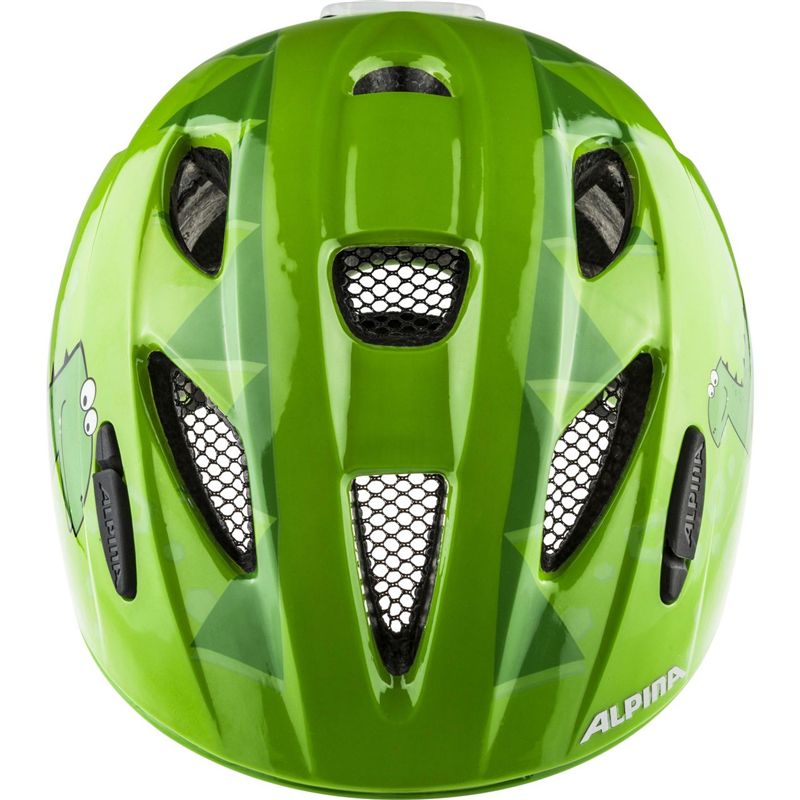 XIMO FLASH Kinderhelm mit Blinklicht / grün / 49-54cm