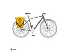 BACK-ROLLER CLASSIC Taschen (Duo) / sunyellow - black / 40