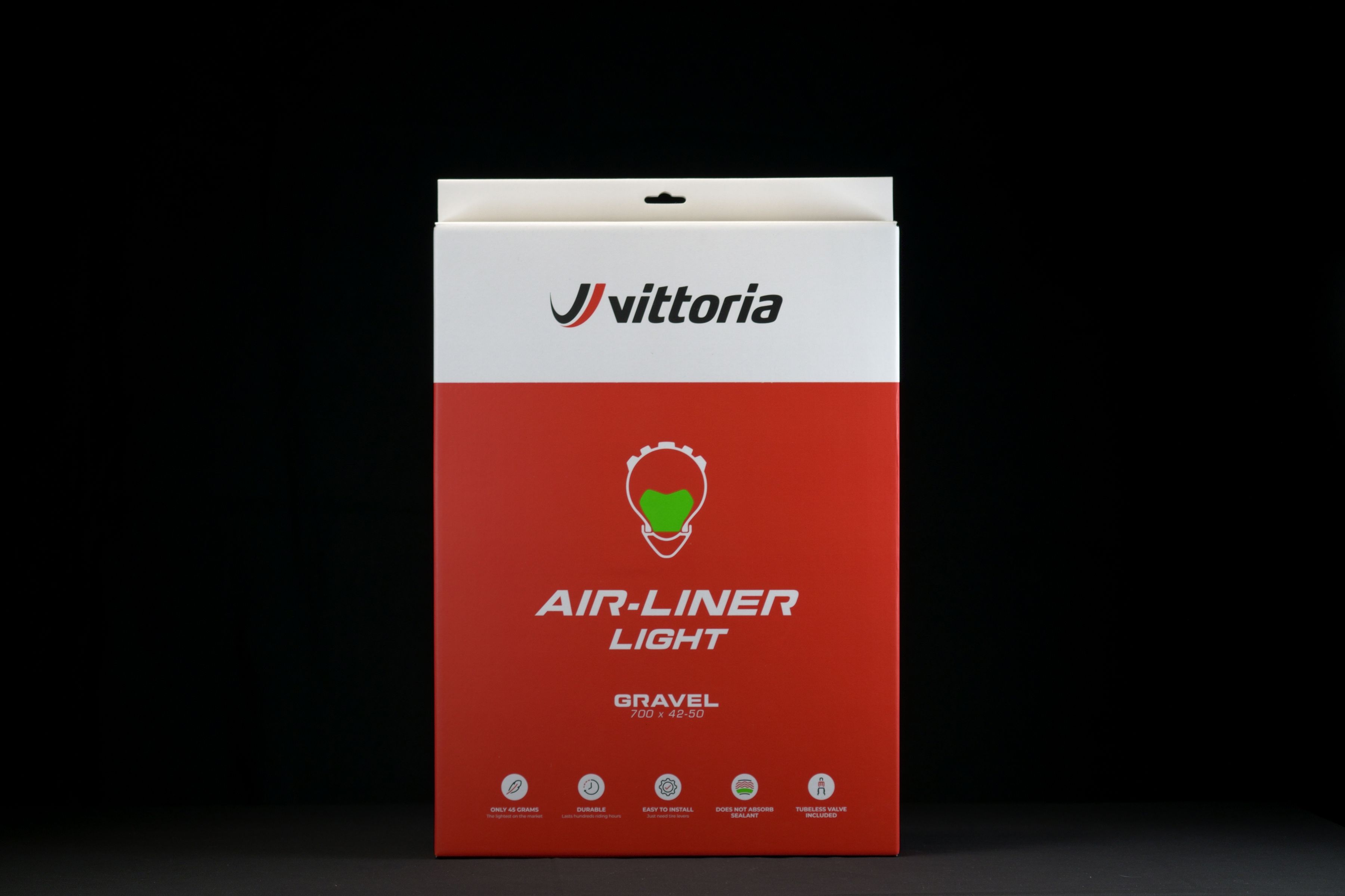 Air-Liner Light Gravel / grün / 700x37-40 mm, 40 g