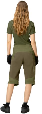 FJØRÅ  FLEX 1 Damen-Bikeshorts / loden green / S
