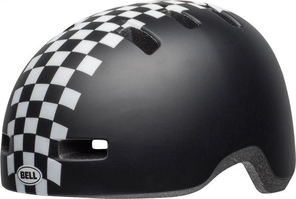 Lil Ripper Helmet / matte black/white checkers / XS
