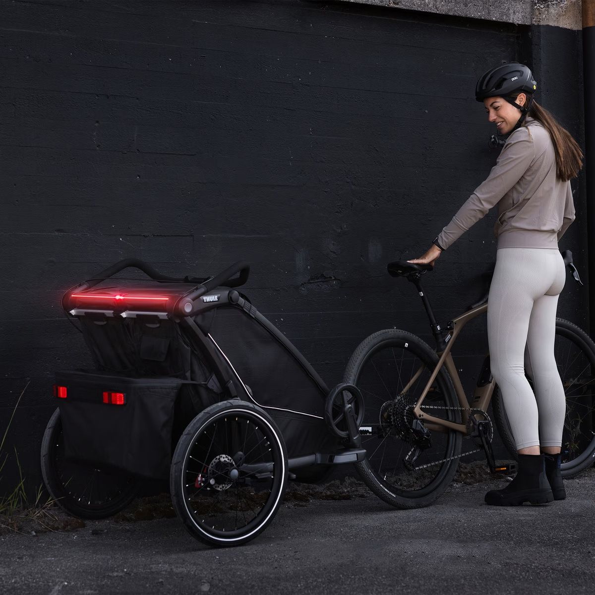CHARIOT SPORT 2 single Kinderanhänger / black