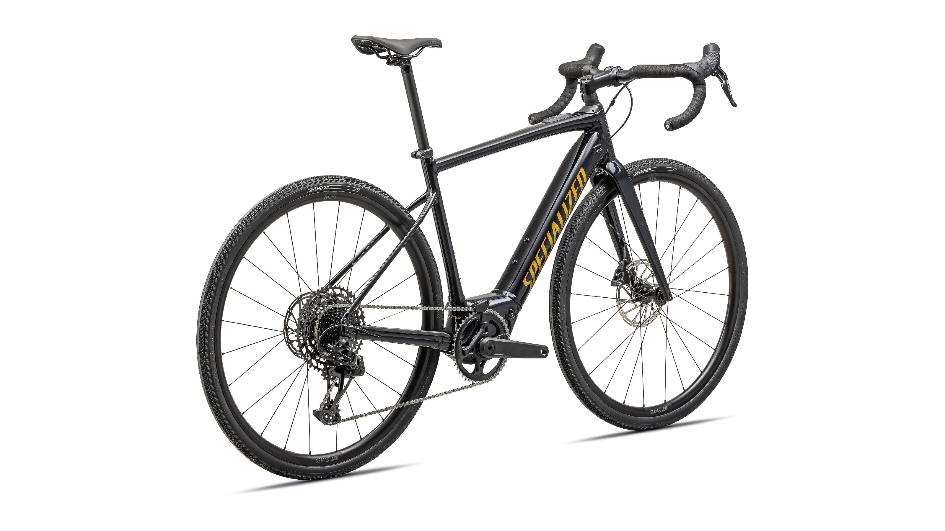 CREO 2 E5 COMP E-Gravelbike / gloss metallic dark navy harves gold / 54 CM