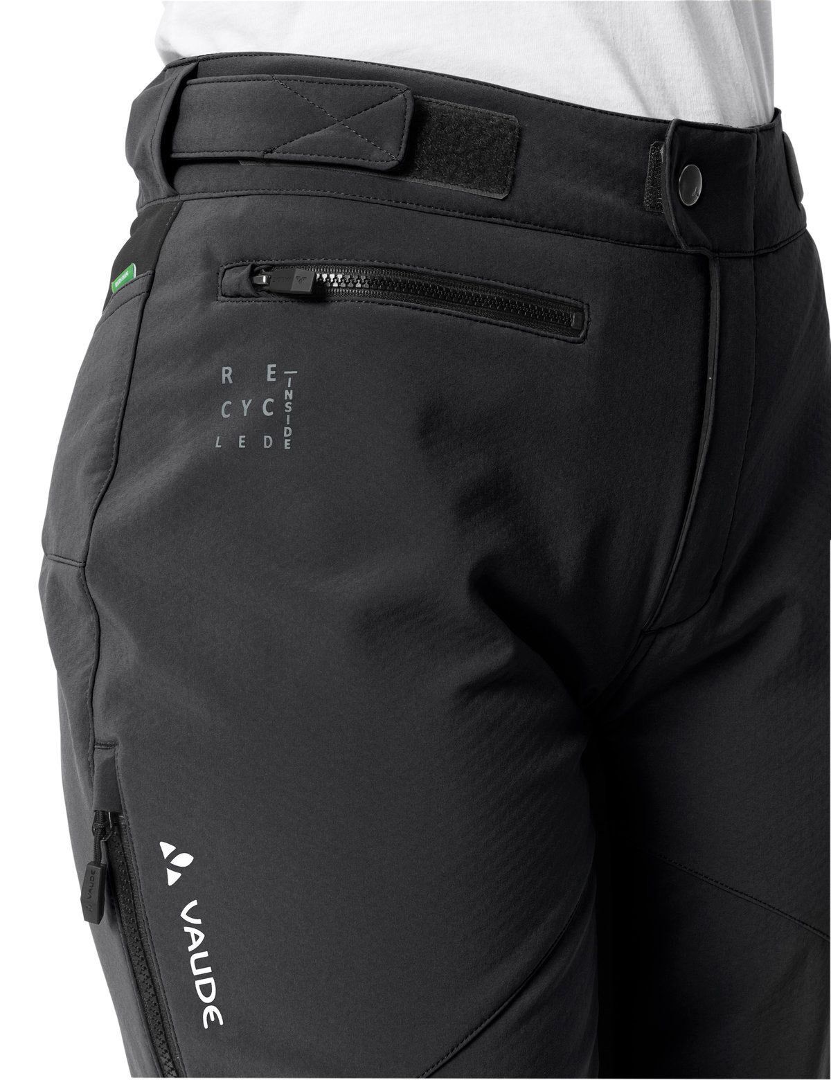 QIMSA II Damen-Softshellhose / black/black / 38