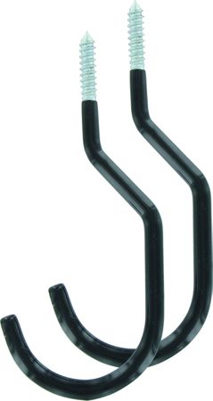 Fahrradhaken plastifiziert schwarz / schwarz / MTB