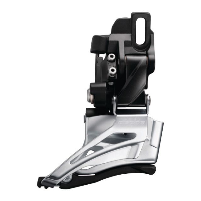 Umwerfer Deore FD-M6025 Double 10-Gang Dual-Pull / schwarz / 28-34mm