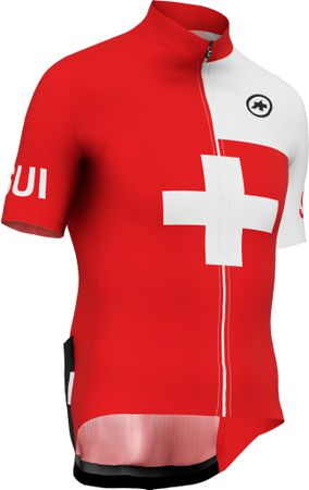 SUISSE FED MILLE GT C2 Herren-Kurzarmtrikot / national red / M