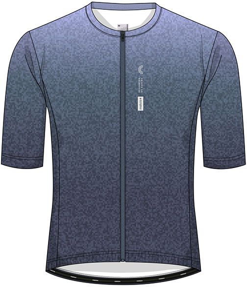 MAHLAMM Herren-Kurzarmtrikot / dusty blue / S
