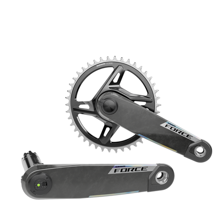 MY26 Power Meter Crankset Spindle Force XPLR AXS Wide 1x DUB / bl
