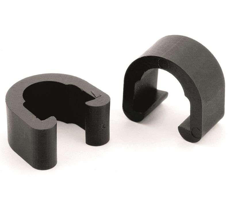 C-CLIP Halterungen für Hydraulik-Bremsleitungen / schwarz