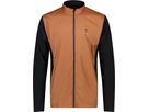 REDWOOD WIND Herren-Merino-Langarmtrikot mit Windschutz / dark copper/black / XXL