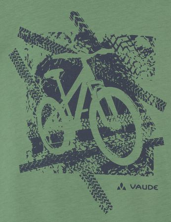 LEZZA Kinder-Kurzarmshirt / willow green/dark sea / 122/128