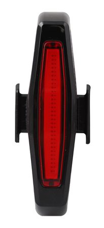 SEITWÄRTS Rücklicht / schwarz / 50 Lumen, micro USB