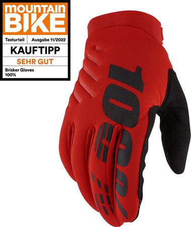 Brisker Gloves / Red rot / L