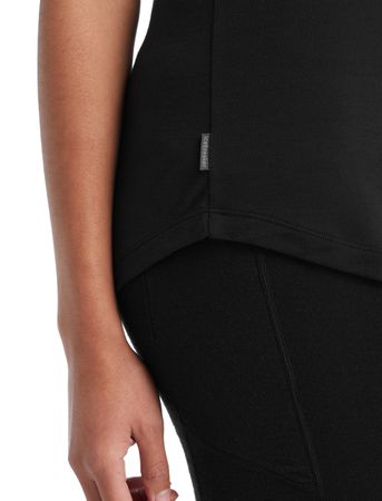 SPHERE II Damen-Merino-Tanktop / black / L